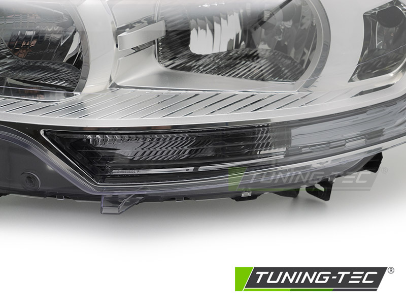 Koplamp links - voor CITROEN C5 2008-2010 sedan/liftback - TYC - chroom
