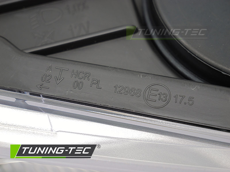 Koplamp links geschikt voor CITROEN C5 2008-2010 sedan/liftback - TYC - chroom