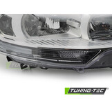 Koplamp links - voor CITROEN C5 2008-2010 sedan/liftback - TYC - chroom