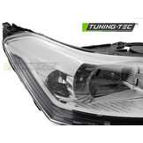 Koplamp links geschikt voor CITROEN C5 2008-2010 sedan/liftback - TYC - chroom