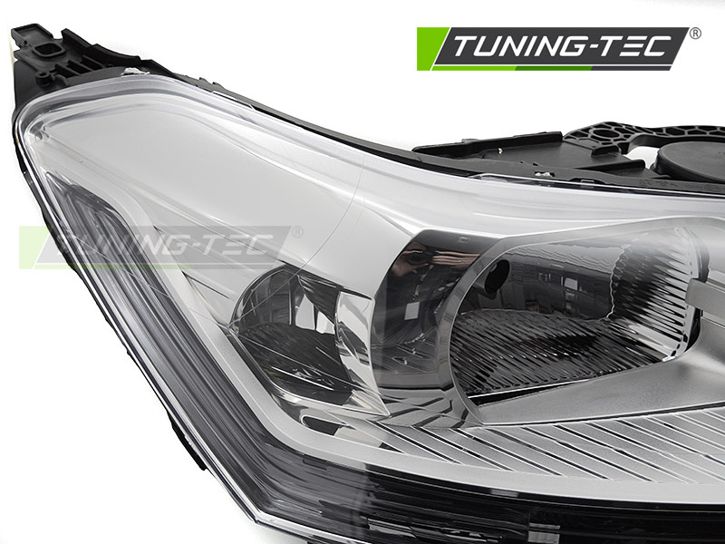 Koplamp links - voor CITROEN C5 2008-2010 sedan/liftback - TYC - chroom