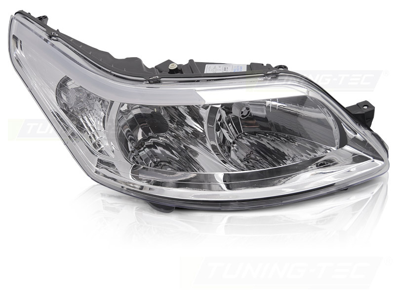 Koplamp rechts - CITROEN C4 2004-2008 hatchback/coupe - TYC - chroom