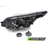 Koplamp rechts geschikt voor CITROEN C4 2004-2008 hatchback/coupe - TYC - chroom