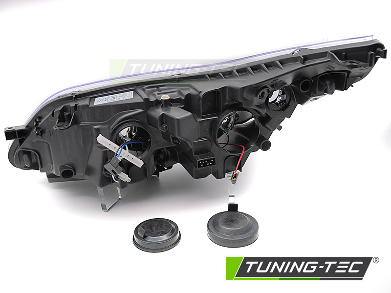 Koplamp rechts geschikt voor CITROEN C4 2004-2008 hatchback/coupe - TYC - chroom