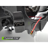 Koplamp rechts geschikt voor CITROEN C4 2004-2008 hatchback/coupe - TYC - chroom