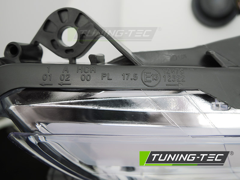 Koplamp rechts geschikt voor CITROEN C4 2004-2008 hatchback/coupe - TYC - chroom