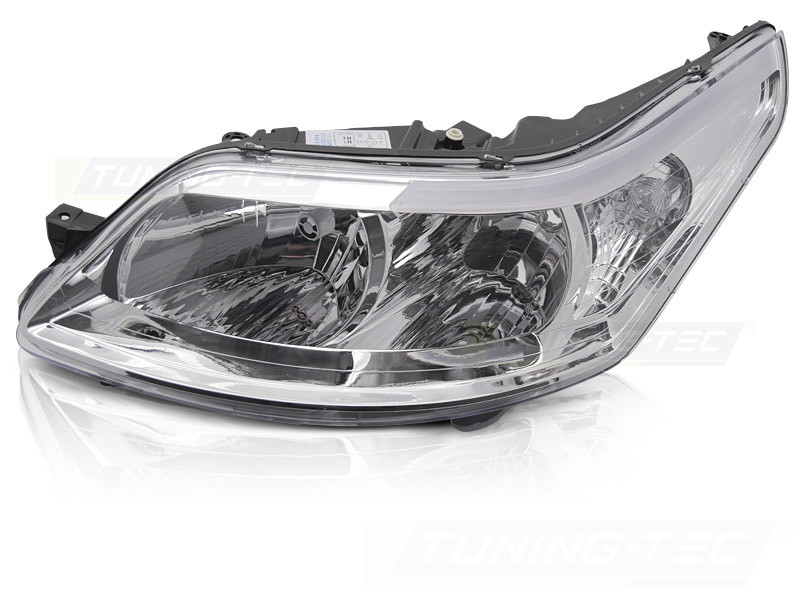 Koplamp links - CITROEN C4 2004-2008 hatchback/coupe - TYC - chroom