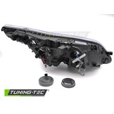 Koplamp links geschikt voor CITROEN C4 2004-2008 hatchback/coupe - TYC - chroom