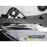 Koplamp links geschikt voor CITROEN C4 2004-2008 hatchback/coupe - TYC - chroom