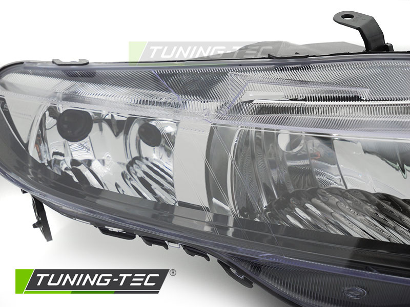 Koplamp rechts - voor Honda Civic VIII 2006-2008 hatchback - TYC - chroom