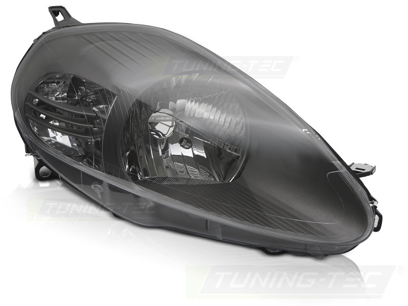 Koplamp rechts - voor Fiat Grande Punto 2005-2008 - TYC - grijs