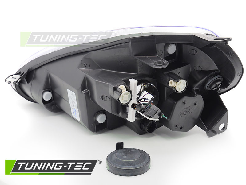 Koplamp rechts - voor Fiat Grande Punto 2005-2008 - TYC - grijs