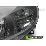 Koplamp links geschikt voor Fiat Grande Punto 2005-2008 - TYC - grijs