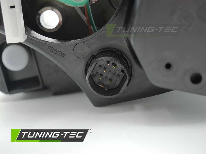 Koplamp links - voor Fiat Grande Punto 2005-2008 - TYC - grijs