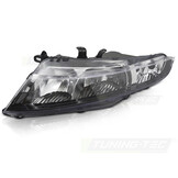 Koplamp links - voor Honda Civic VIII 2006-2008 hatchback - TYC - chroom