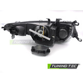 Koplamp links - voor Honda Civic VIII 2006-2008 hatchback - TYC - chroom