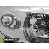 Koplamp rechts - voor Dacia Sandero 2008-2012 - TYC - chroom