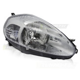 Koplamp rechts geschikt voor Fiat Grande Punto 2005-2008 - chroom