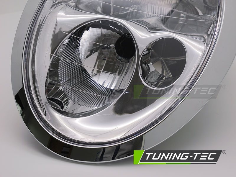 Koplamp links - MINI Cooper R50 R53 2001-2004 - TYC - chroom