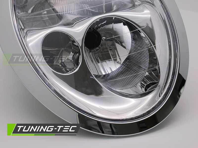 Koplamp rechts - MINI Cooper R50 R53 2001-2004 - TYC - chroom