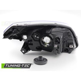 Koplamp links - voor Dacia Sandero 2008-2012 - TYC - chroom