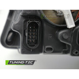 Koplamp rechts geschikt voor VW Polo 9N3 2005-2009 hatchback/sedan/variant - TYC - zwart