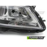 Koplamp rechts - geschikt voor Mercedes W204 2011-2014 sedan/kombi - TYC - chroom