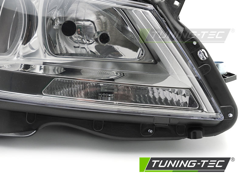 Koplamp rechts - voor Mercedes W204 2011-2014 sedan/kombi - TYC - chroom