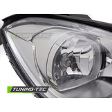 Koplamp rechts - geschikt voor Mercedes W204 2011-2014 sedan/kombi - TYC - chroom