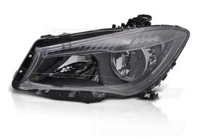 Koplamp links - voor Mercedes CLA coupe/shooting brake - TYC - zwart