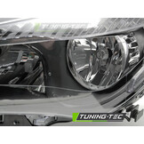 Koplamp links - voor Mercedes CLA coupe/shooting brake - TYC - zwart