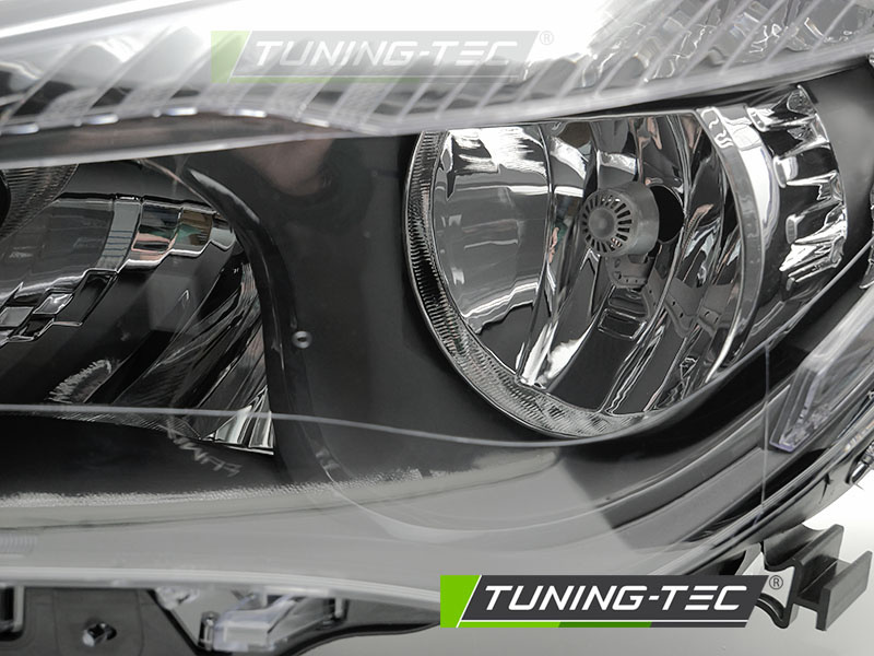 Koplamp links - voor Mercedes CLA coupe/shooting brake - TYC - zwart