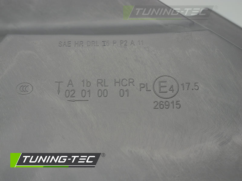 Koplamp links - geschikt voor Mercedes CLA coupe/shooting brake - TYC - zwart