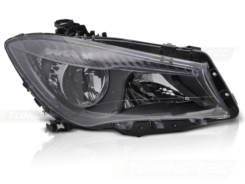 Koplamp rechts - voor Mercedes CLA coupe/shooting brake - TYC - zwart