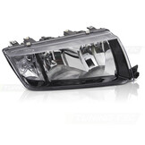 Koplamp rechts - geschikt voor Skoda Fabia 2000-2007 - TYC - zwart