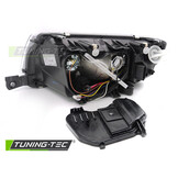 Koplamp rechts - geschikt voor Skoda Fabia 2000-2007 - TYC - zwart