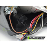 Koplamp rechts - geschikt voor Skoda Fabia 2000-2007 - TYC - zwart