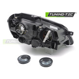 Koplamp links geschikt voor VW Polo 9N3 2005-2009 hatchback/sedan/variant - TYC - zwart