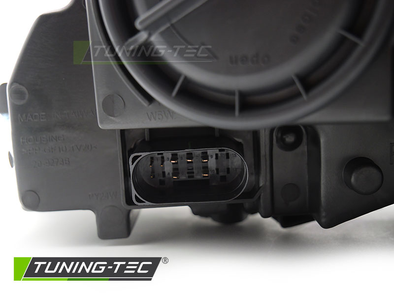 Koplamp links - voor Mercedes W204 2011-2014 sedan/kombi - TYC - chroom