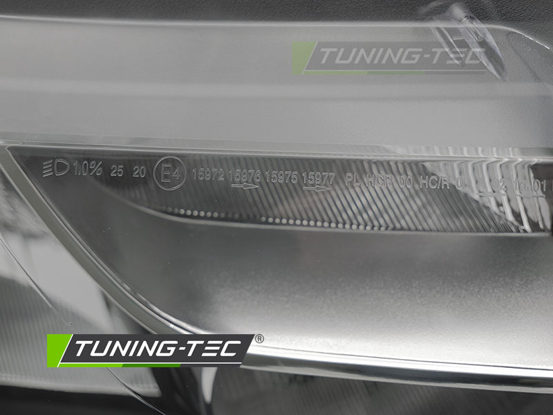 Koplamp links geschikt voor VW T5 2010-2015 - TYC - zwart