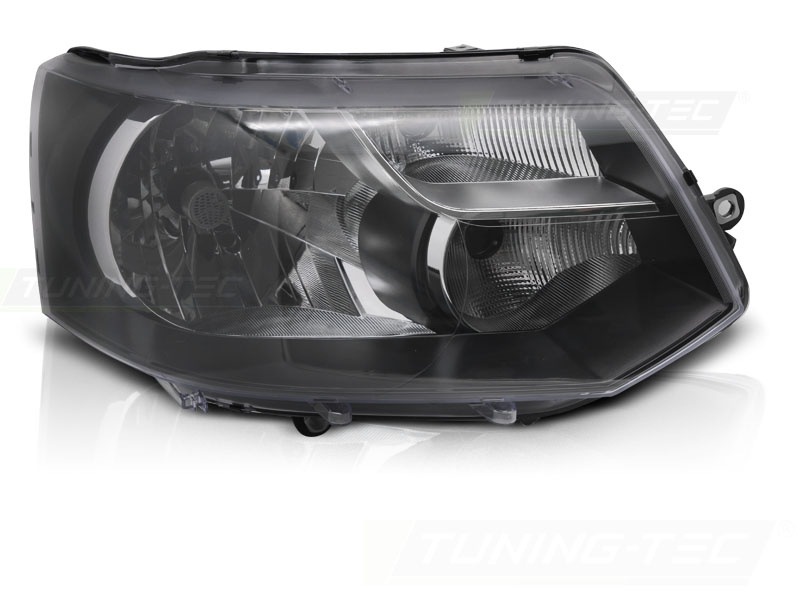 Koplamp rechts - voor VW T5 2010-2015 - TYC - zwart