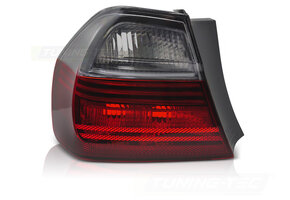 Achterlicht links - voor BMW E90 2005-2008 Sedan - rood smoke