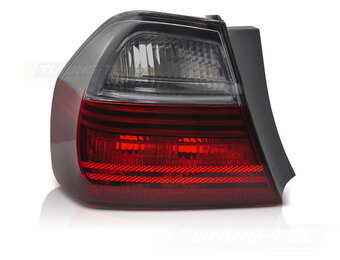 Achterlicht links - voor BMW E90 2005-2008 Sedan - rood smoke
