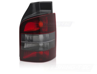 Achterlicht rechts - voor VW T5 2003-2009 klep - rood smoke