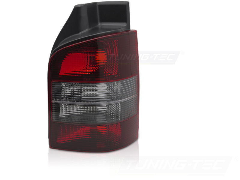 Achterlicht rechts - voor VW T5 2003-2009 klep - rood smoke