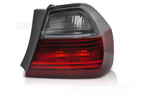 Achterlicht rechts - voor BMW E90 2005-2008 Sedan - rood smoke