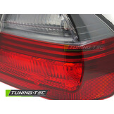 Achterlicht rechts - voor BMW E90 2005-2008 Sedan - rood smoke