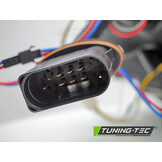 Koplampen geschikt voor Mercedes W205 2014-2018 - TUBE LED - zwart