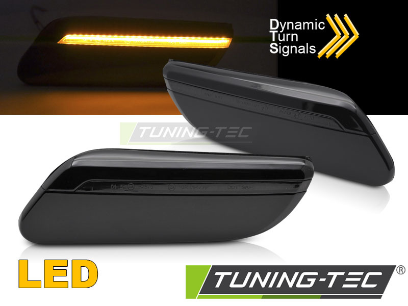 Zijkant knipperlichten - Mini Cooper F55 F56 F57 21 hatchback/coupe - LED - smoke