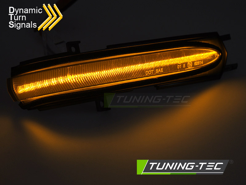 Knipperlichten spiegel geschikt voor Honda Civic 2004-2006 / Accord 2002-2008 - LED - smoke